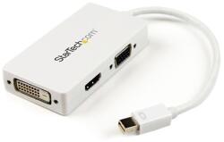StarTech StarTech. com MDP2VGDVHDW video átalakító kábel 0, 15 M Mini DisplayPort DVI-D + VGA (D-Sub) + HDMI Fehér (MDP2VGDVHDW)