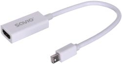 Elmak Savio CL-57 0, 2 M Mini DisplayPort HDMI A-típus (Standard) Fehér video átalakító kábel (cl-57)