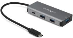 StarTech StarTech. com HB31C3A1CPD3 hálózati csatlakozó USB 3.2 Gen 2 (3.1 Gen 2) Type-C 10000 Mbit/s Fekete, Szürke (HB31C3A1CPD3)