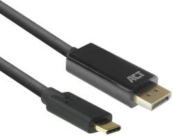 ACT AC7325 video átalakító kábel 2 M USB C-típus DisplayPort Fekete (AC7325)