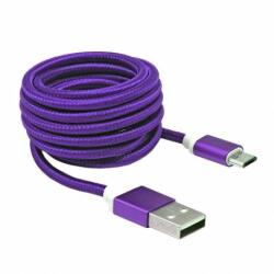SBOX USB-10315U USB kábel USB 2.0 1, 5 M USB A Micro-USB B Lila (SBOX SX-534011)