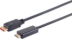 S/CONN 10-71075 video átalakító kábel 10 M DisplayPort HDMI A-típus (Standard) Fekete (10-71075)