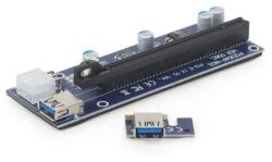 Gembird PCI Express 6 pin Riser Card portbővítő (RC-PCIEX-03)