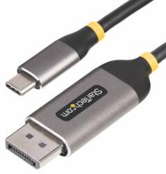 StarTech StarTech. com 142-USBC-DP-8K-10F 3 M USB C-típus DisplayPort Fekete, Szürke video átalakító kábel (142-USBC-DP-8K-10F)