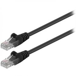 Goobay 68644 hálózati kábel Fekete 1 M Cat5e U/UTP (UTP) (KKTNW01)