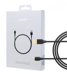 AUKEY CB-MD1 USB kábel USB 2.0 1 M USB A Micro-USB B Fekete (CB-MD1 Black)