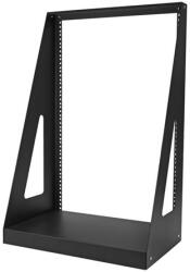 StarTech StarTech. com 2POSTRACK16 állvány 16U Szabadonálló állvány Fekete (2POSTRACK16)