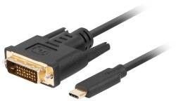 Lanberg CA-CMDV-10CU-0018-BK video átalakító kábel 1, 8 M USB C-típus DVI-D Fekete (CA-CMDV-10CU-0018-BK)