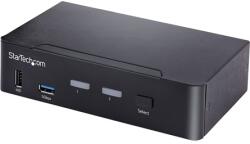 StarTech StarTech. com SV231DPUCA KVM kapcsoló Fekete (SV231DPUCA)