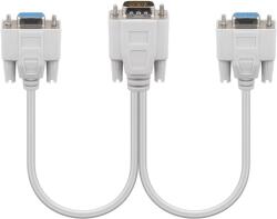 Goobay 95138 VGA kábel 0, 2 M VGA (D-Sub) 2 x VGA (D-Sub) Szürke (95138)