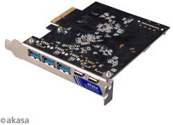 Akasa AK-PCCU3-09 csatlakozókártya/illesztő Belső PCIe (AK-PCCU3-09) - easy-shop