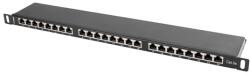 Lanberg PPS5-0024-B patch panel 0.5U (PPS5-0024-B) - easy-shop