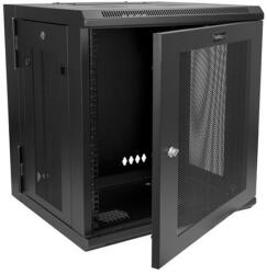 StarTech StarTech. com RK1224WALHM állvány 12U Falra szerelhető állvány Fekete (RK1224WALHM)