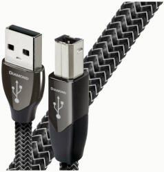 AudioQuest Cablu USB A-B AudioQuest Diamond, DBS Black 1.5m