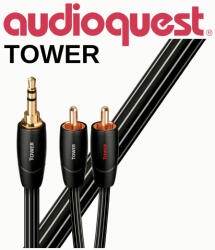 AudioQuest Cablu audio 3.5mm - 2RCA AudioQuest Tower 5m