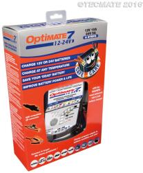 TecMate Optimate 7 - 12-24V (szulfátlanító) akkumulátor töltő
