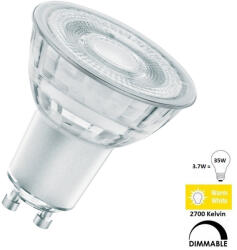 OSRAM LEDSStar GU10 3, 7W (35W) 2700K meleg fehér 36° DIM LED (4058075613041)