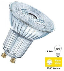 OSRAM Value GU10 4, 3W (50W) 2700K meleg fehér 36° LED (4058075817692)
