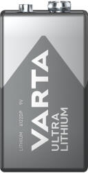 VARTA ULTRA LITHIUM 9 V-os/ E/ LR22 elem BL1 (1db-os) - 6122 (6122301401)
