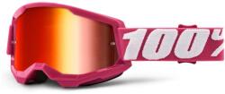 100% - Strata 2 USA Fletcher Szemüveg - Piros tükrös plexivel
