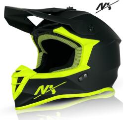 NAXA NX Cross Bukósisak (Matt-fekete-sárga)