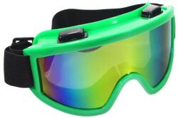 Motoroy WB G-04 Cross Szemüveg Színes Plexivel (Zöld)