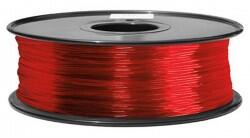 ezPrint 3D filament 1, 75 mm TPU rubber gumi átlátszó piros 800g