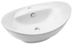 INVENA FEME pultra ültethető mosdó 59x39 cm, fehér CE-10-001-C (CE-10-001-C)