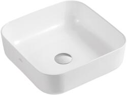 INVENA Reja pultra ültethető mosdó 39x39 cm, fehér CE-15-001-C (CE-15-001-C)