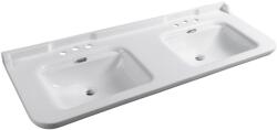 SAPHO KERASAN WALDORF 150x55 cm dupla kerámiamosdó 6 furattal, fehér 4143K1-3 (4143K1-3)