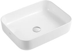 INVENA Ate pultra ültethető mosdó 51x40 cm, fehér CE-16-001-C (CE-16-001-C)
