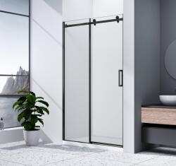 SAPHO GELCO DRAGON BLACK 140 cm tolóajtó transzparent üveggel, matt fekete GD4614B (GD4614B)