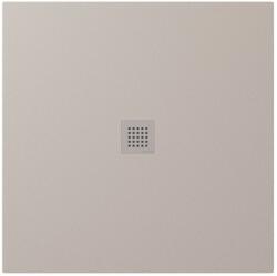 POLYSAN Sapho POLYSAN TRENECA 100x100 cm öntöttmárvány zuhanytálca, matt bézs 84301.81 (84301.81)