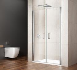 SAPHO GELCO LORO 110 cm dupla szárnyú nyílóajtó transzparent üveggel, króm GN4311 (GN4311)
