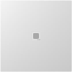 POLYSAN Sapho POLYSAN TRENECA 100x100 cm öntöttmárvány zuhanytálca, matt fehér 84301.11 (84301.11)