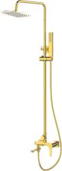 INVENA Glamour kádtöltős zuhanyrendszer, arany AU-05-B09-V (AU-05-B09-V)