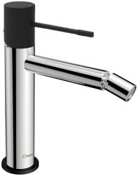 SAPHO SOLARIS bidé csaptelep, króm/matt fekete WD003CB (WD003CB)