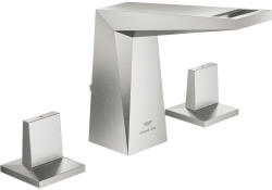 GROHE Allure Brilliant 3-lyukas mosdócsaptelep, M-es méret, supersteel 20626DC0 (20626DC0)
