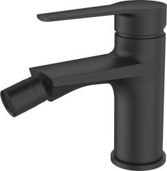 INVENA Fira bide csaptelep click-clack leeresztővel, matt fekete BB-71-004-V (BB-71-004-V) - szaniterplaza