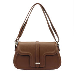 MiaMore 01-031 (112350) barna női bőr válltáska 33 x 19 x 10 cm (43947)
