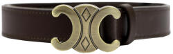 Gregorio BLT-001-95 táblás csatos sötétbarna női valódi bőr öv 95 x 2.5 cm (53350)