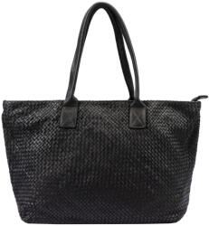 GREGORIO VS 010 fekete női bőr válltáska, shopper 46 x 28 x 15 cm (47123)