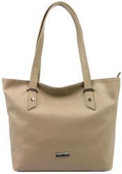 MiaMore 01-058 mogyoróbarna női bőr válltáska, shopper 40 x 30 x 12 cm (48360)