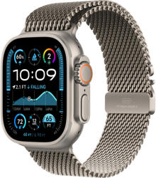 Apple - 49 mm-es natúr titán milánói szíj - M (MXKD3ZM/A) (MXKD3ZM/A)