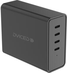 Dviced - Asztali töltő 140W GaN 4xUSB-C - fekete (DV211002)