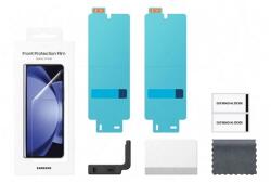 Samsung Galaxy Z Fold5 5G (SM-F946) védő fólia 2db (törlőkendő, felhelyezést segítő keret, külső kijelzőre) átlátszó (EF-UF946CTEGWW)