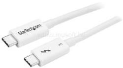 StarTech Thunderbolt 3 Cable, 40Gbps, 100W PD, 4K/5K White (0, 5m) (TBLT34MM50CW) (TBLT34MM50CW)