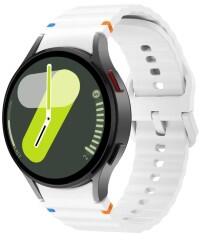 4wrist Szilikon szíj Samsung Galaxy Watch 7 - White