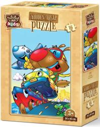 Art Puzzle Дървен пъзел Art Puzzle от 16 части - Бързото кученце (5851) - ozone