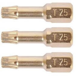 Makita gyémánt-zafír bevonatú bit T10 25mm 3db (P-38691) (P-38691)
